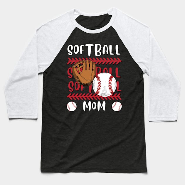 My Favorite Softball Player Calls Me Mom Gift for Softball Mother mommy mama Baseball T-Shirt by BoogieCreates
